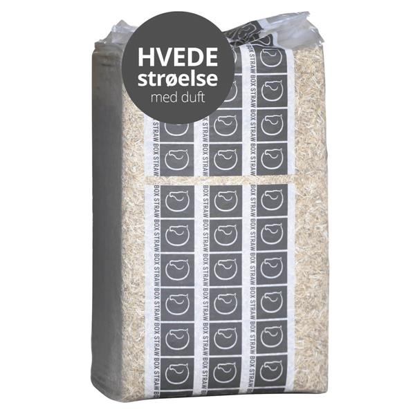 Box Straw grov hvedestrøelse m. duft ca. 24kg pr. balle